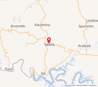 Map of Seara, Santa Catarina