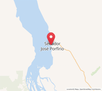 Map of Senador José Porfírio, Pará