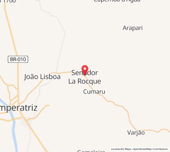 Map of Senador La Rocque, Maranhão