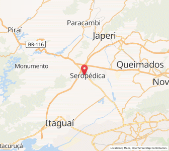 Map of Seropédica, Rio de Janeiro