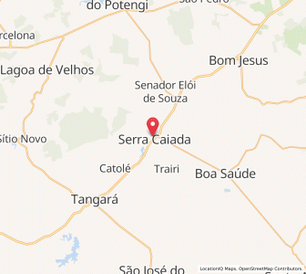Map of Serra Caiada, Rio Grande do Norte