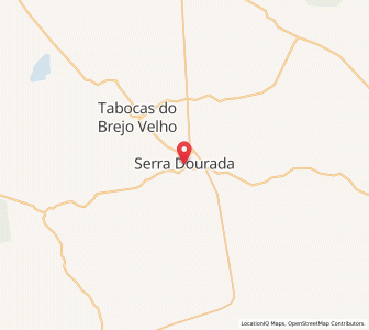 Map of Serra Dourada, Bahia