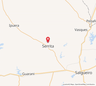 Map of Serrita, Pernambuco