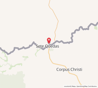 Map of Sete Quedas, Mato Grosso do Sul