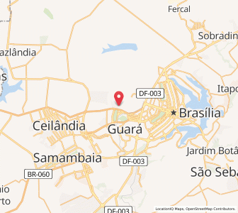 Map of Setor Complementar de Indústria e Abastecimento, Federal District