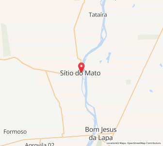Map of Sítio do Mato, Bahia
