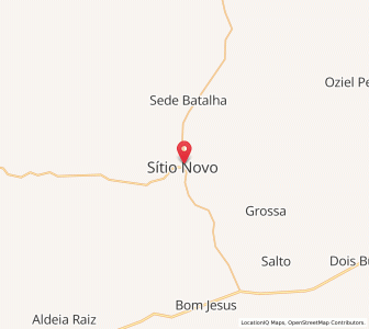 Map of Sítio Novo, Maranhão