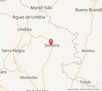 Map of Socorro, São Paulo