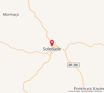 Map of Soledade, Rio Grande do Sul