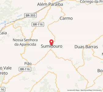 Map of Sumidouro, Rio de Janeiro