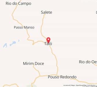 Map of Taió, Santa Catarina