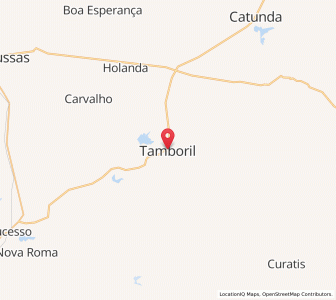 Map of Tamboril, Ceará