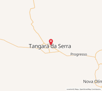 Map of Tangará da Serra, Mato Grosso
