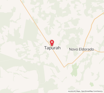 Map of Tapurah, Mato Grosso