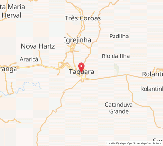 Map of Taquara, Rio Grande do Sul