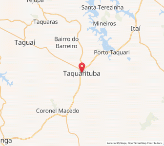 Map of Taquarituba, São Paulo