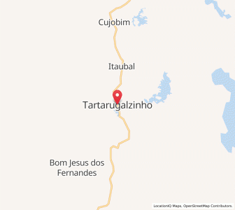 Map of Tartarugalzinho, Amapá