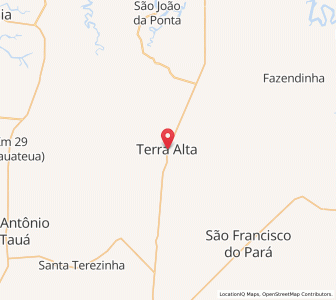 Map of Terra Alta, Pará