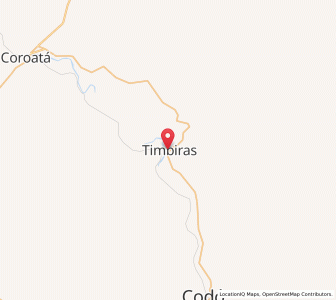 Map of Timbiras, Maranhão