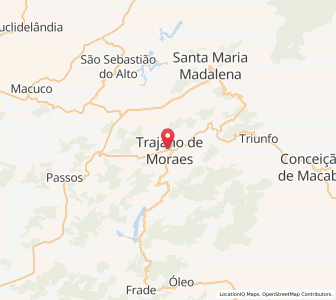 Map of Trajano de Moraes, Rio de Janeiro