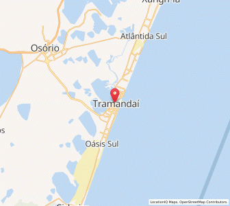 Map of Tramandaí, Rio Grande do Sul