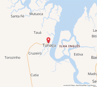 Map of Turiaçu, Maranhão