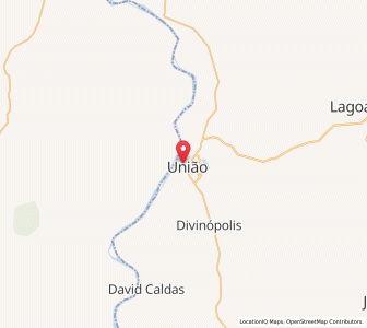 Map of União, Piauí