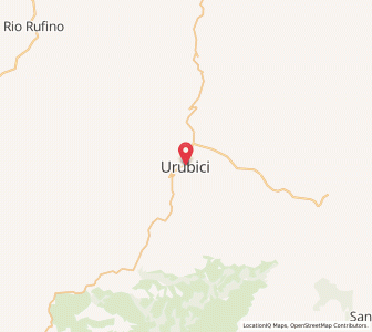 Map of Urubici, Santa Catarina