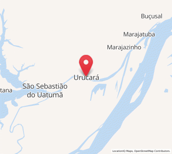 Map of Urucará, Amazonas