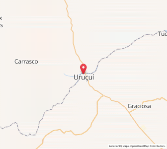 Map of Uruçuí, Piauí