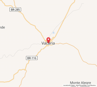 Map of Vacaria, Rio Grande do Sul