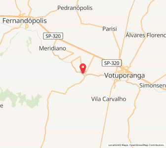 Map of Valentim Gentil, São Paulo