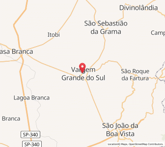 Map of Vargem Grande do Sul, São Paulo