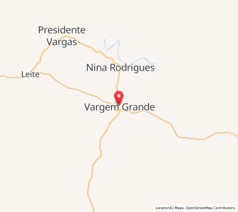 Map of Vargem Grande, Maranhão