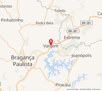 Map of Vargem, São Paulo