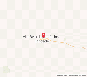 Map of Vila Bela da Santíssima Trindade, Mato Grosso