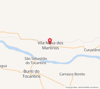 Map of Vila Nova dos Martírios, Maranhão