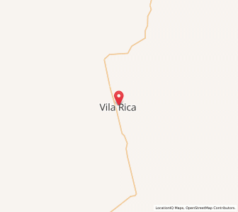 Map of Vila Rica, Mato Grosso