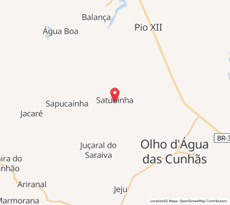 Map of Vitorino Freire, Maranhão