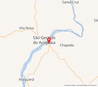 Map of Xambioá, Tocantins