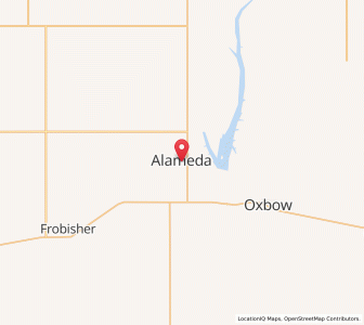 Map of Alameda, SaskatchewanSaskatchewan