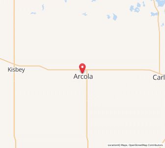 Map of Arcola, SaskatchewanSaskatchewan