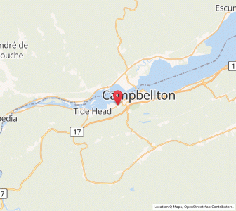 Map of Atholville, New BrunswickNew Brunswick