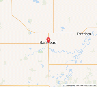 Map of Barrhead, AlbertaAlberta