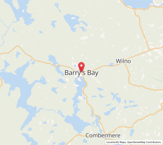 Map of Barry's Bay, OntarioOntario