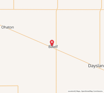 Map of Bawlf, AlbertaAlberta