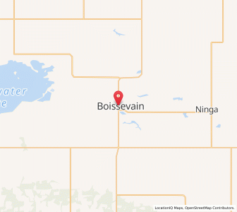 Map of Boissevain, ManitobaManitoba