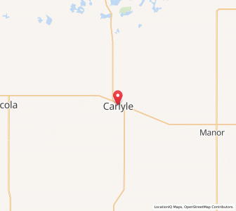Map of Carlyle, SaskatchewanSaskatchewan