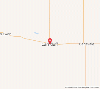 Map of Carnduff, SaskatchewanSaskatchewan