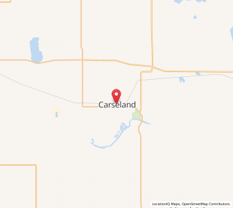 Map of Carseland, AlbertaAlberta